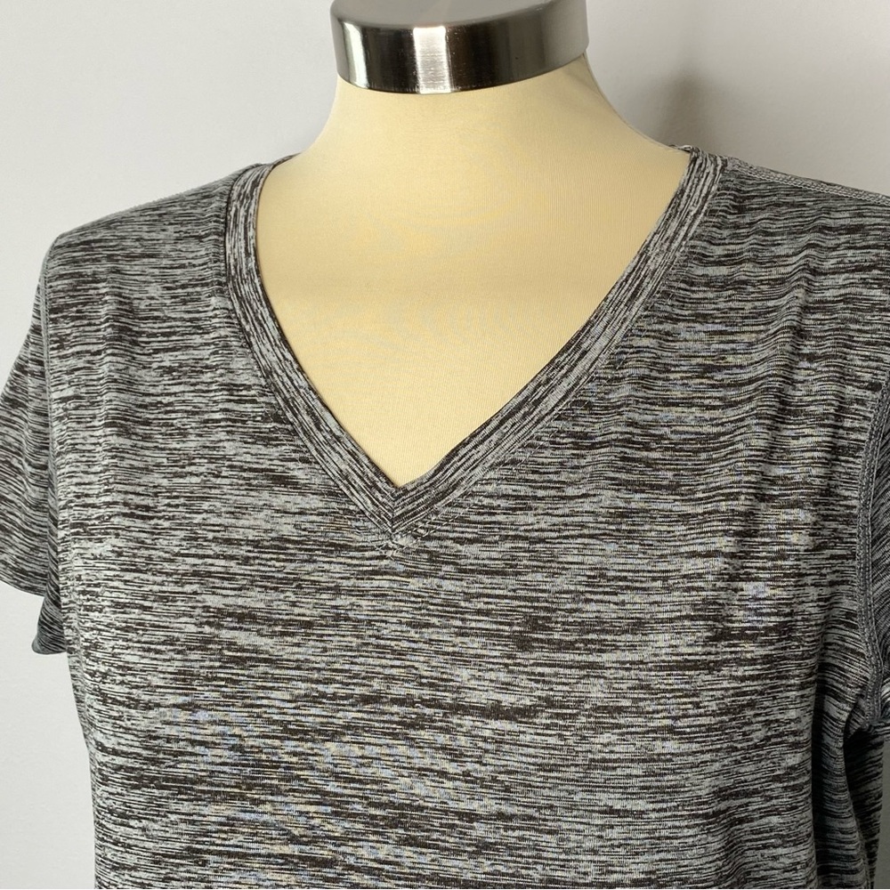 Eddie Bauer Grey Marl Short Sleeve Top - Picture 2 of 8